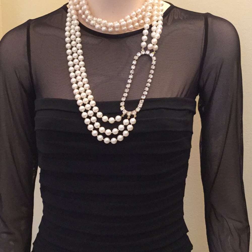 TADASHI BLACK DRESS XS - Picture 2 of 5